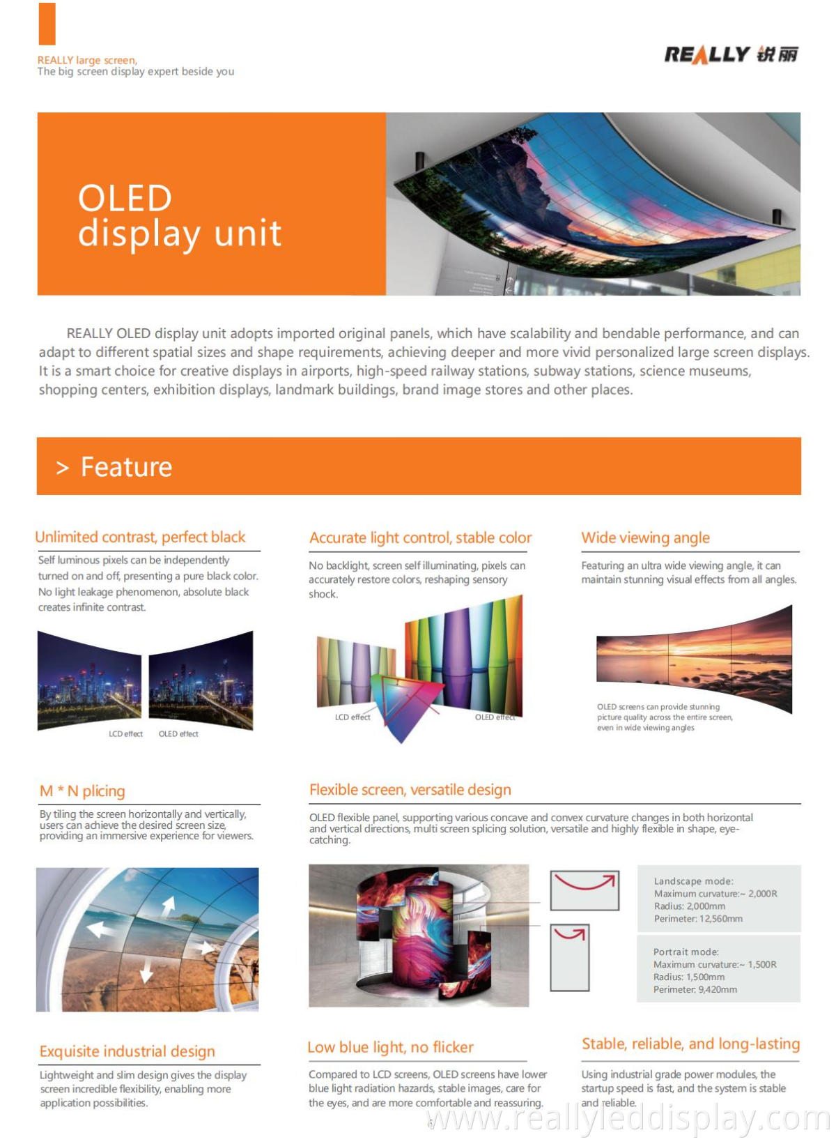 REALLY Product Brochure V1.0 - OLED display u